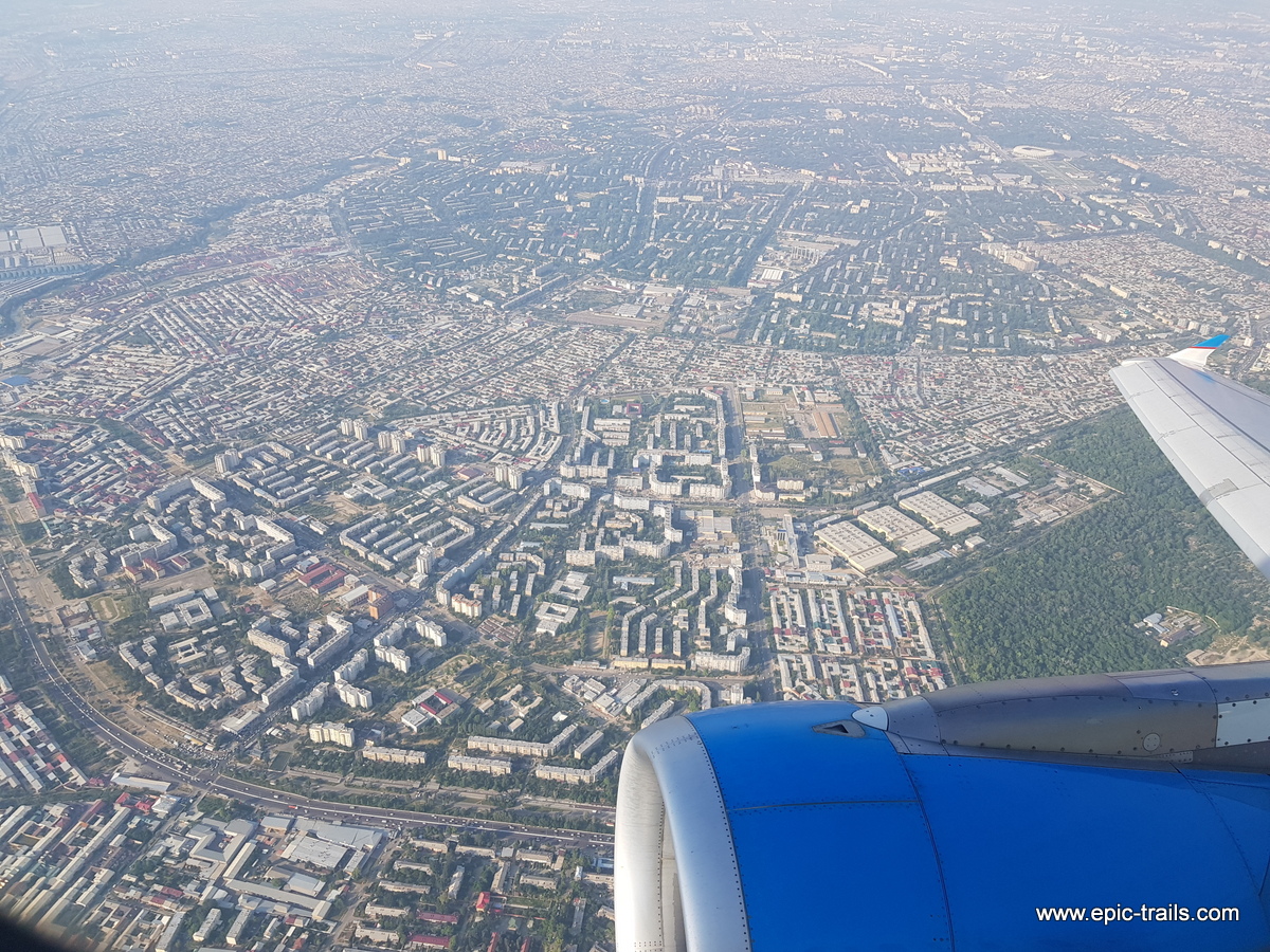 Flug nach Taschkent
